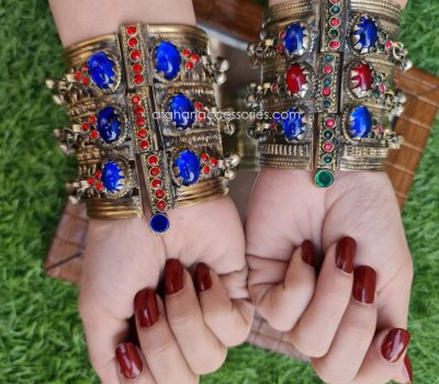 Vintage Afghan tribal kada bracelet