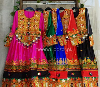 Traditional Afghan clothing and handmade embroidered garments