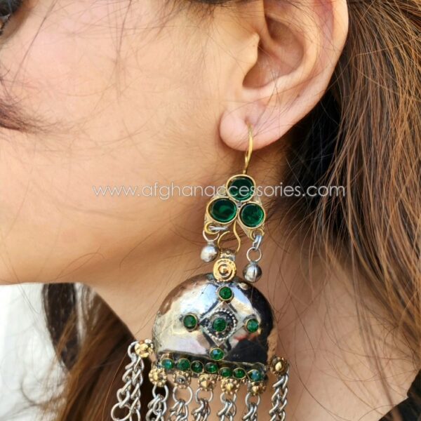 Vintage Heavy Naushba Choker Set with Intricate Traditional Detailing