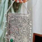 Antique Handcrafted Carved Premium Brass Bag