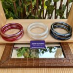 Marble Bangle Pair for Women with Elegant Marble Inspired Design