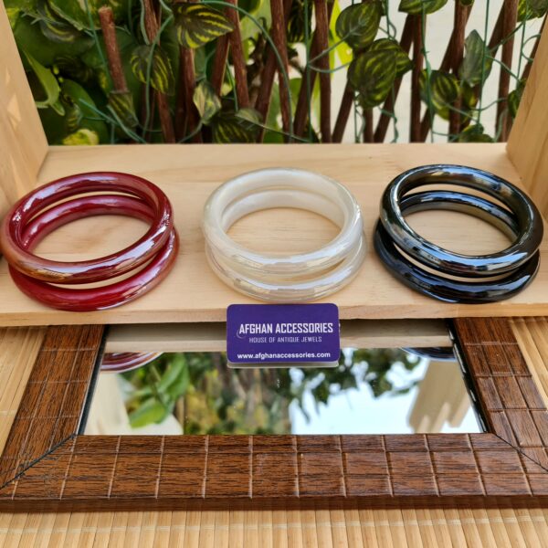 Marble Bangle Pair for Women with Elegant Marble Inspired Design