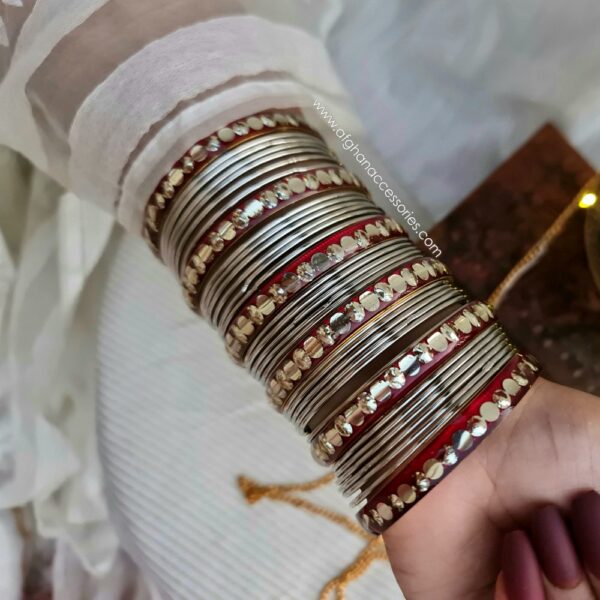 Jaipuri Shanghai Bangle Set for Women with Traditional Design