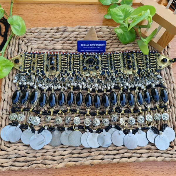 Vintage Heavy Ethnic Afghan Choker with Traditional Afghan Design