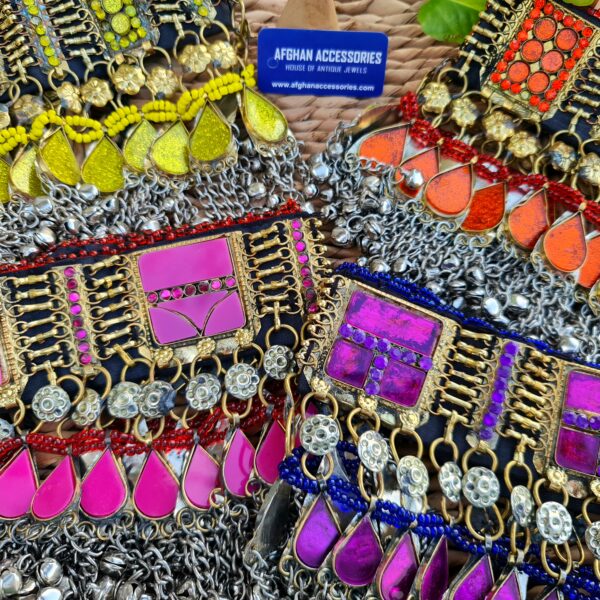 Vintage Heavy Afghan Parisa Choker with Traditional Handcrafted Design