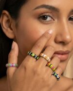 Handcrafted Meenakari Ring with Vibrant Enamel Detailing