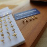 Antique Alphabetic Nose Pin with Traditional Letter Design