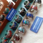 Antique German Silver Handcrafted Gemstone Ring with Intricate Artisan Design