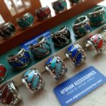 Antique German Silver Handcrafted Gemstone Ring - Image 2