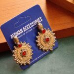 Vintage Coin Studs with Classic Traditional Coin Design