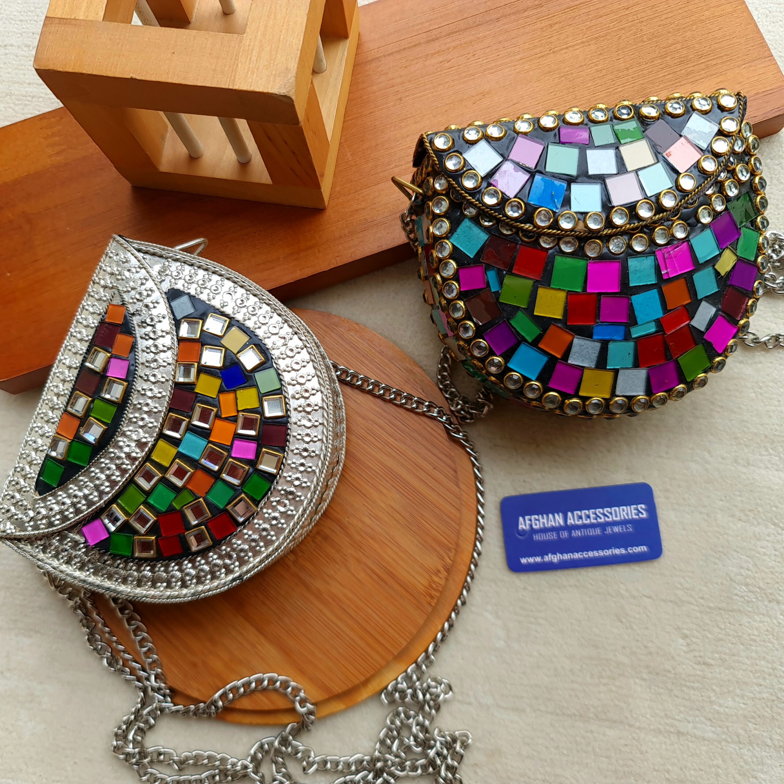 RemasterDirector_1a5c03258 Antique handcrafted brass mosaic Khudan clutch