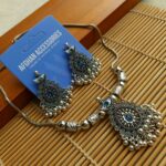 Antique oxidized jewellery set