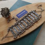Antique oxidized carved Anjah