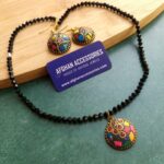 Antique Handcrafted Mosaic Mala Set - Image 5
