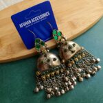 Vintage Handcrafted Tribal Earrings - Image 2