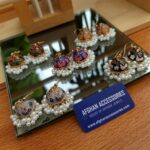 Jaipuri Meenakari Gajra Jhumki with Colorful Traditional Detailing