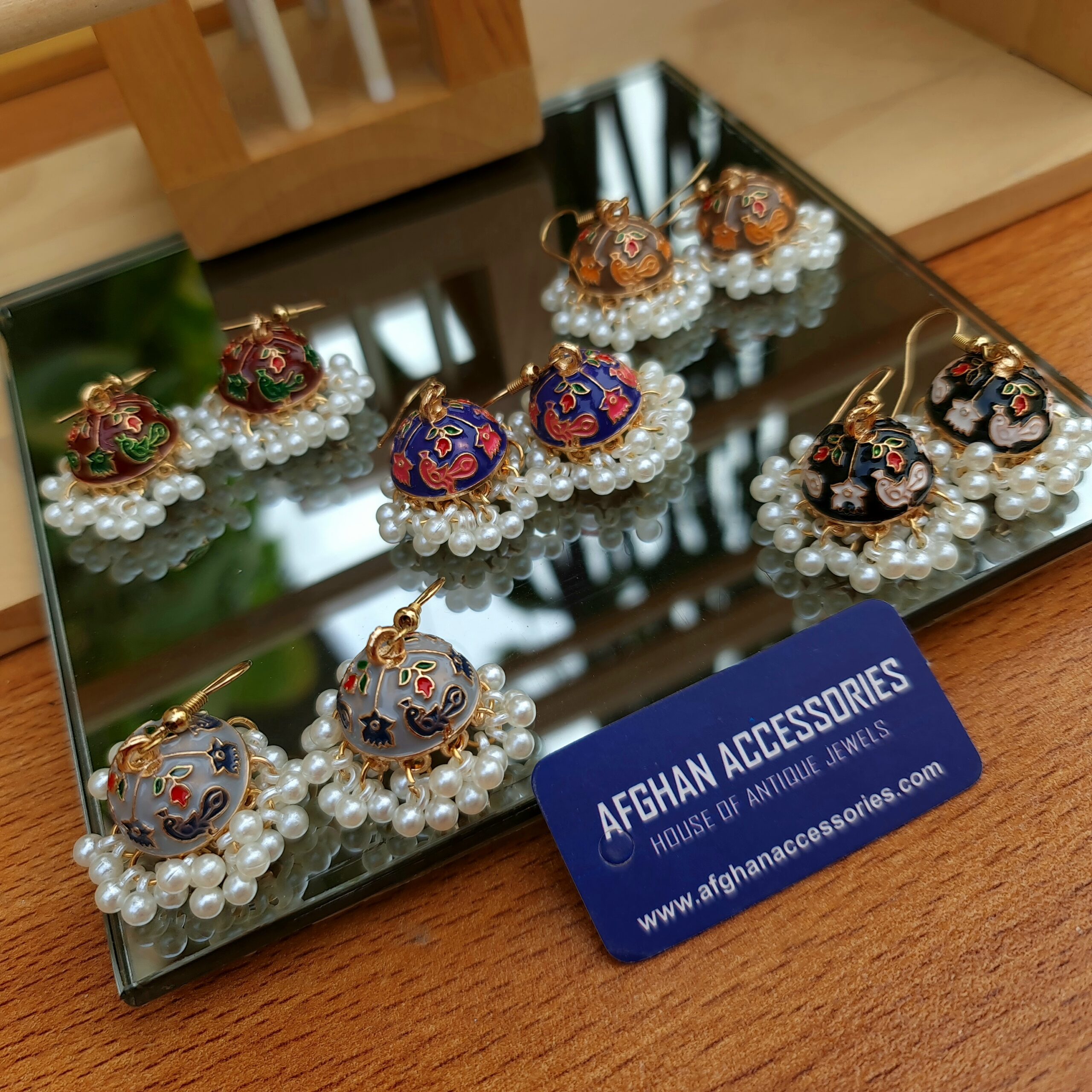 RemasterDirector_1a5c03258 Jaipuri Meenakari Gajra Jhumki with Colorful Traditional Detailing