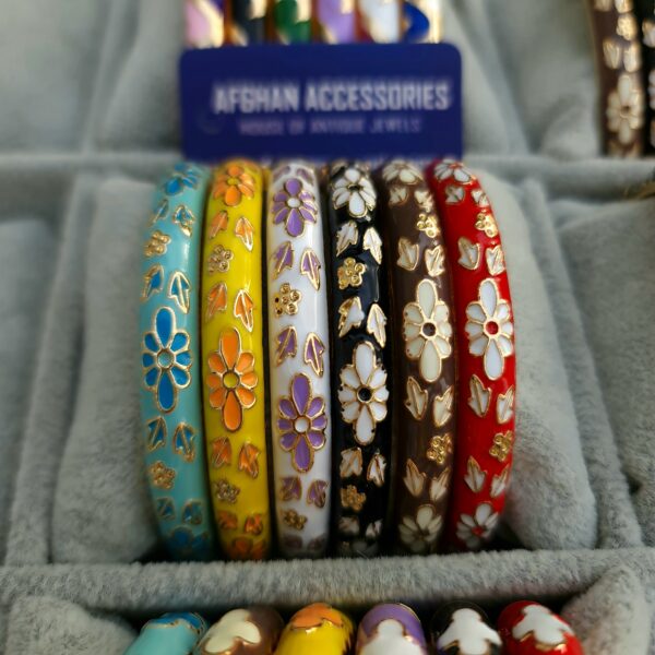Antique Meenakari Openable Bangle with Colorful Traditional Detailing